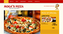 Desktop Screenshot of mogaspizza.ca