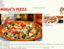 Tablet Screenshot of mogaspizza.ca